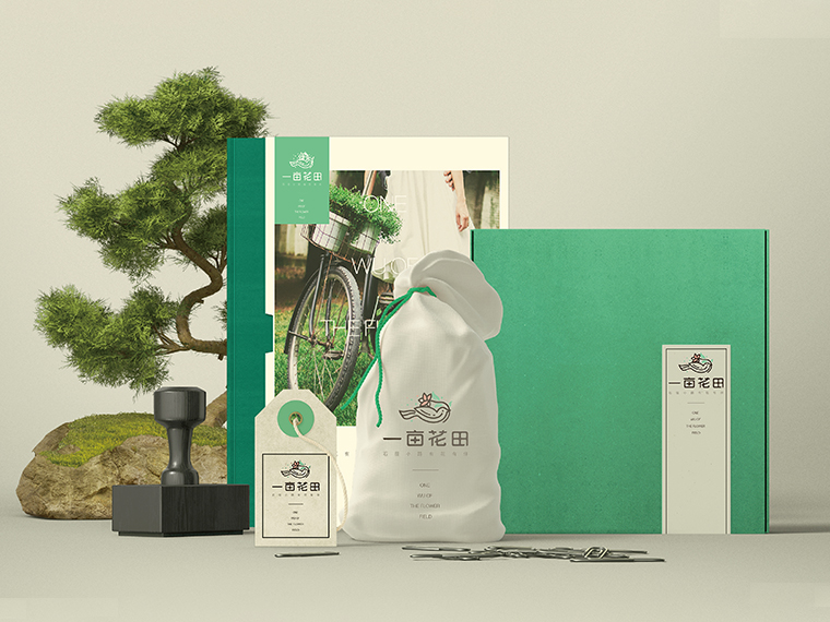 洛阳一亩花田VI设计